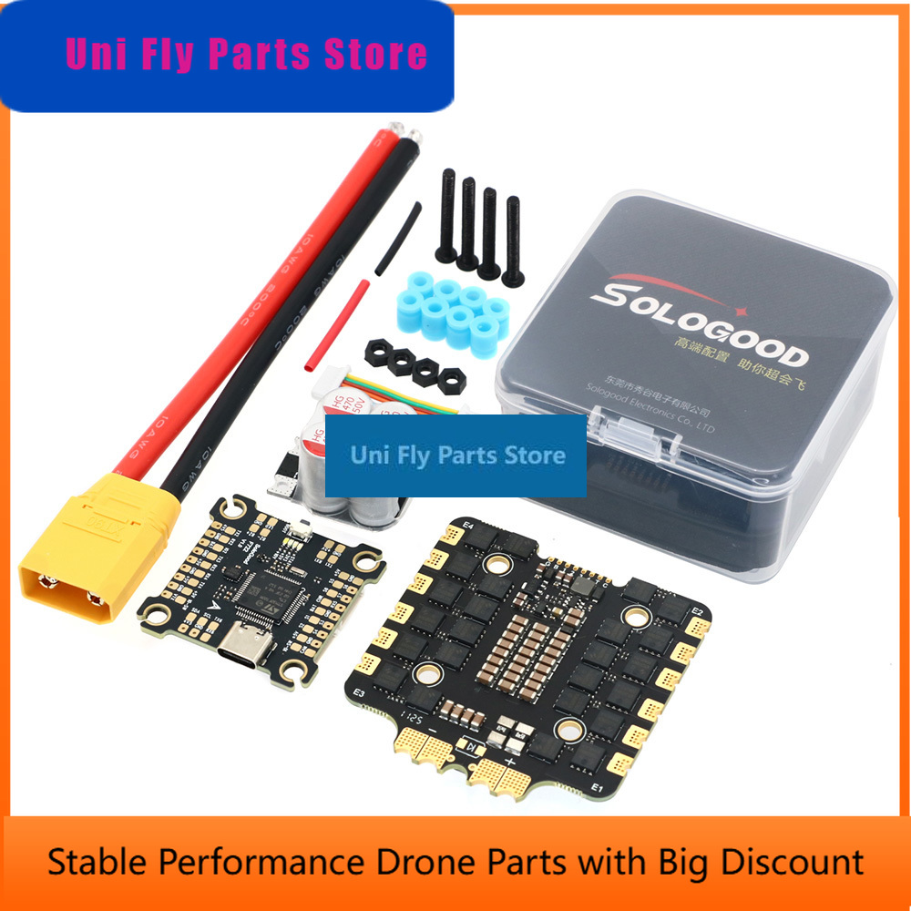 UniFlySoloGood F722 F7 6S Kont – Speedybee F405 V4 Bls 55A Stack recenzja i cena